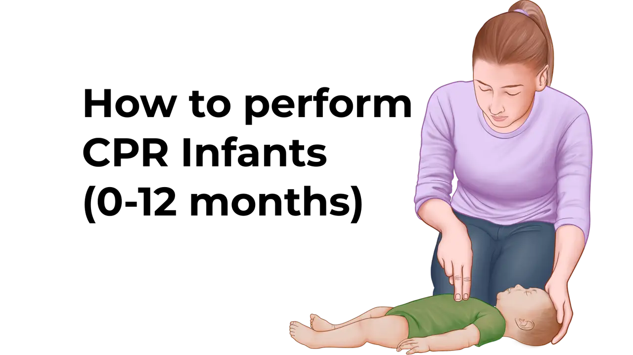 How to perform CPR Infants